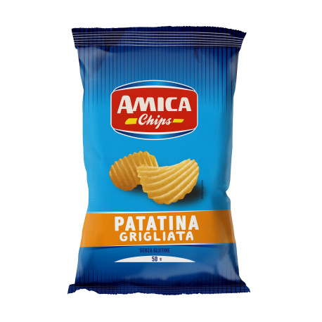 AMICA - Chips - Ondulées  - 50g - Pack de 24