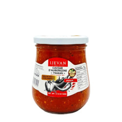 IJEVAN - CAVIAR D'AUBERGINES FAIT MAISON PIQUANT 500g - PACK DE 8