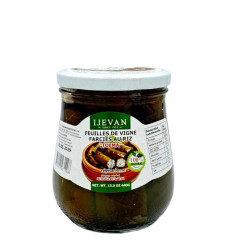 IJEVAN - Feuilles de vignes farcies Dolma végétarienne 0.440gr - Pack de 8