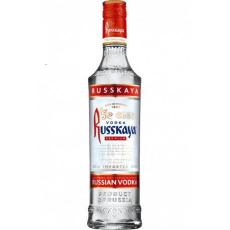 VODKA RUSSKAYA - 40% 0.7L - PACK DE 6