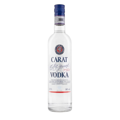 VODKA CARAT EXTRA JEMNA - 40% 0.5L - PACK DE 6