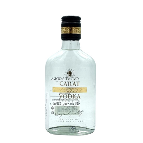 VODKA CARAT PREMIUM - 40% 0.2L - PACK DE 6