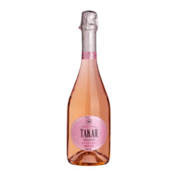 TAKAR - VIN MOUSSEUX EXTRA BRUT ROSE -  0.75L 12% - PACK DE 6