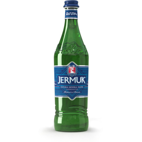 Eau Minérale Gazeuse Jermuk 0.33L bouteille en verre  - Pack de 12
