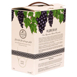 IJEVAN - VIN ROUGE SEMI-DOUX  - 3L -12% - PACK DE 6