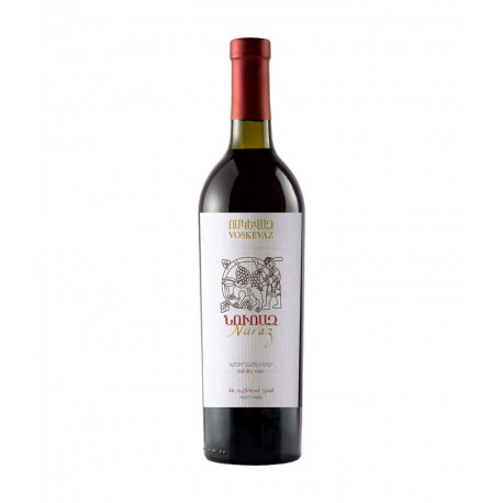 Vin rouge sec Nuraz Voskevaz 0.75L - Pack de 6
