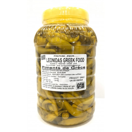 PIMENTS MARINES DE GRECE MACÉDOINE- 7KG - PACK DE 1